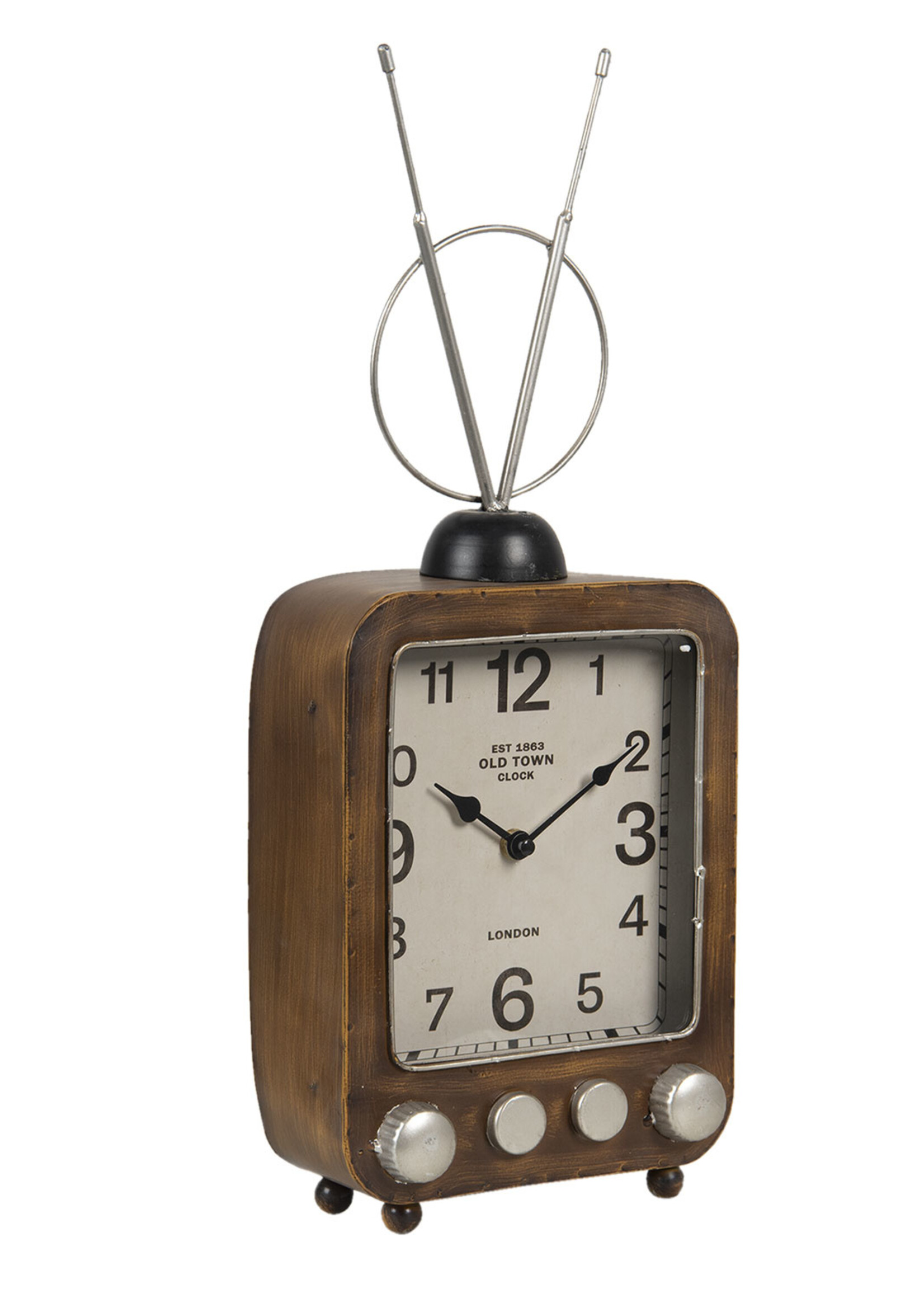 Clayre & Eef Horloge de table 20*11*50 cm / 1*AA 6KL0678