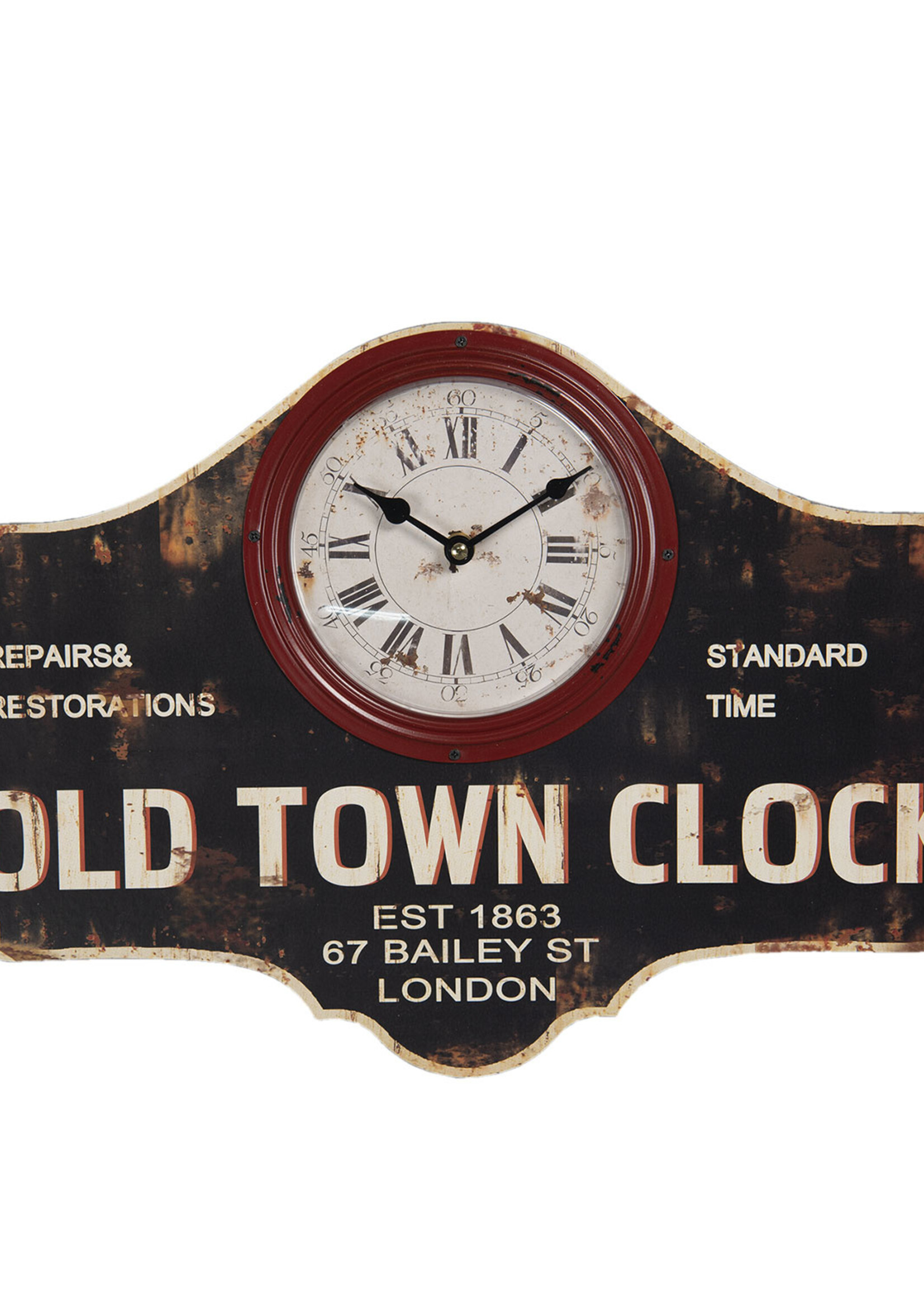 Clayre & Eef Horloge murale 50*3*33 cm / 1*AA 6KL0688