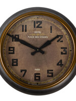 Clayre & Eef Horloge murale Ø 51*12 cm 6KL0719