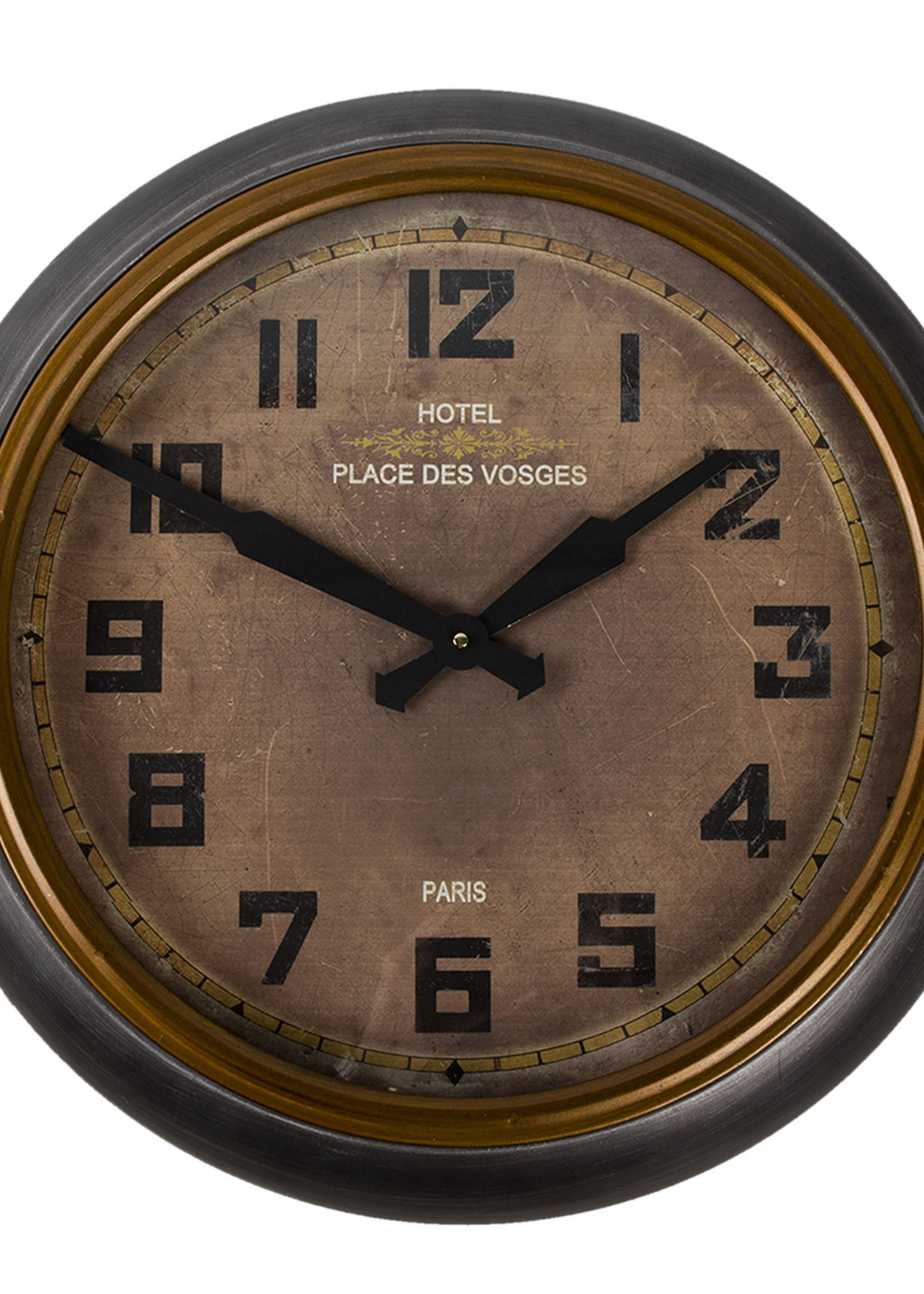 Clayre & Eef Horloge murale Ø 51*12 cm 6KL0719