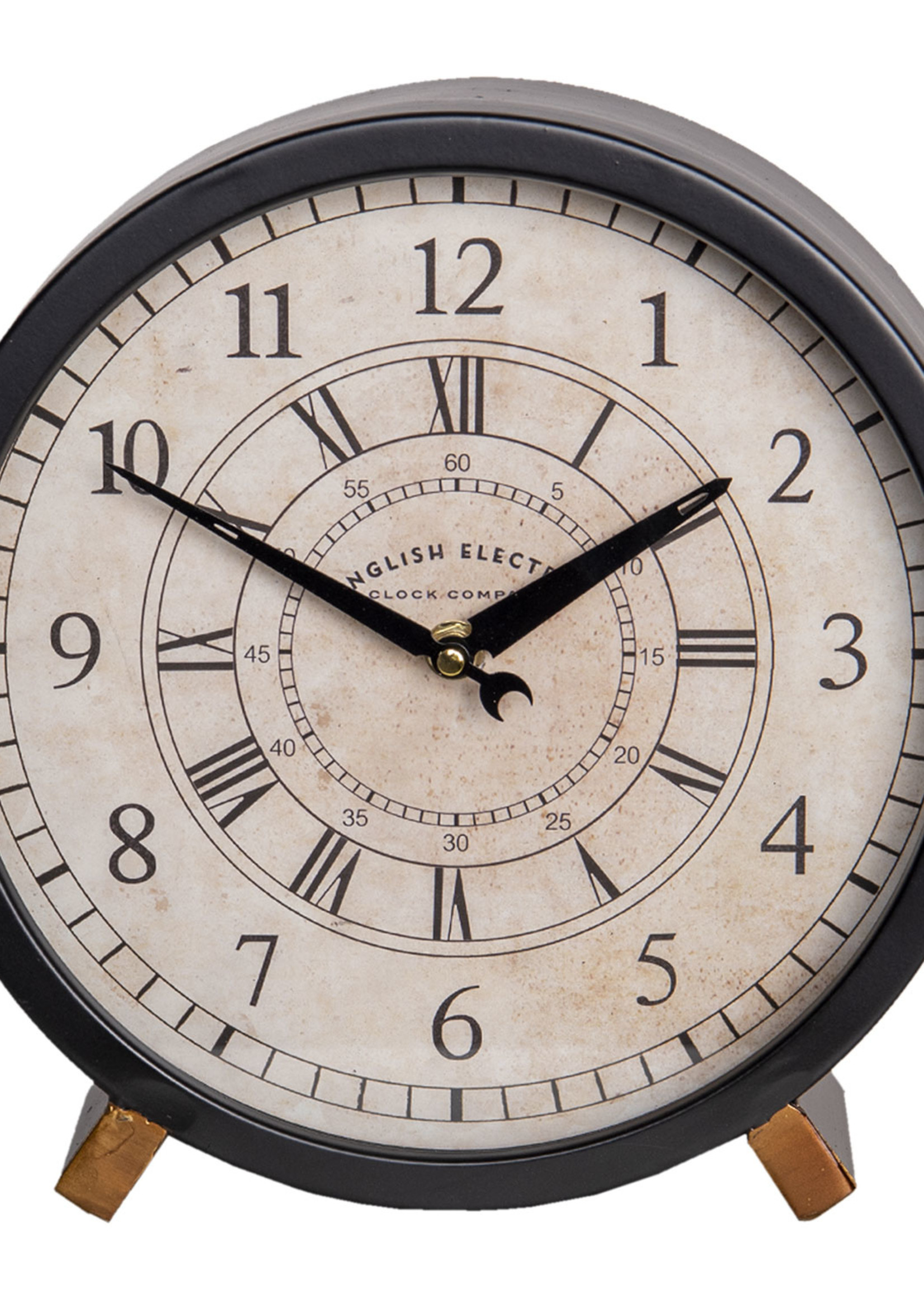 Clayre & Eef Horloge de table Ø 25*8 cm / 1*AA 6KL0724