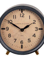 Clayre & Eef Tafelklok Ø 30*12 cm / 1*AA 6KL0726