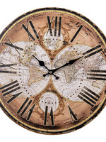 Clayre & Eef Horloge murale Ø 34*4 cm / 1*AA 6KL0732