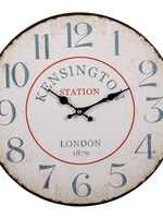 Clayre & Eef Horloge murale Ø 34*4 cm / 1*AA 6KL0735