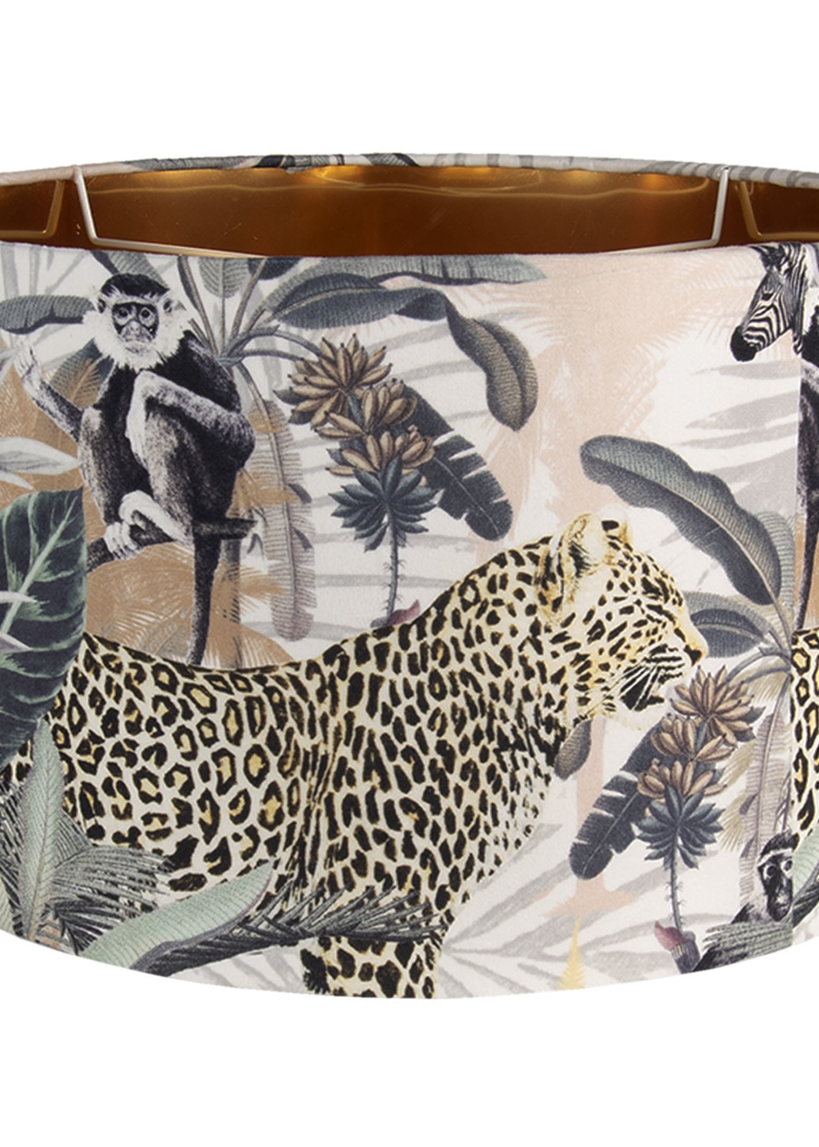 Clayre & Eef Abat-jour pendentif Ø 45*28 cm / E27 6LAK0498