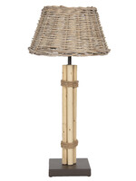 Clayre & Eef Lampe de table Ø 30*61 cm E27/max 1*60W 6LMC0026