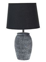 Clayre & Eef Lampe de table Ø 25*41 cm E27/max 1*60W 6LMC0042