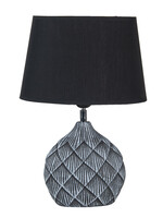 Clayre & Eef Lampe de table 26*19*38 cm E27/max 1*60W 6LMC0046