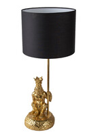 Clayre & Eef Tafellamp aap Ø 23*45 cm E27/max 1*60W 6LMC0048