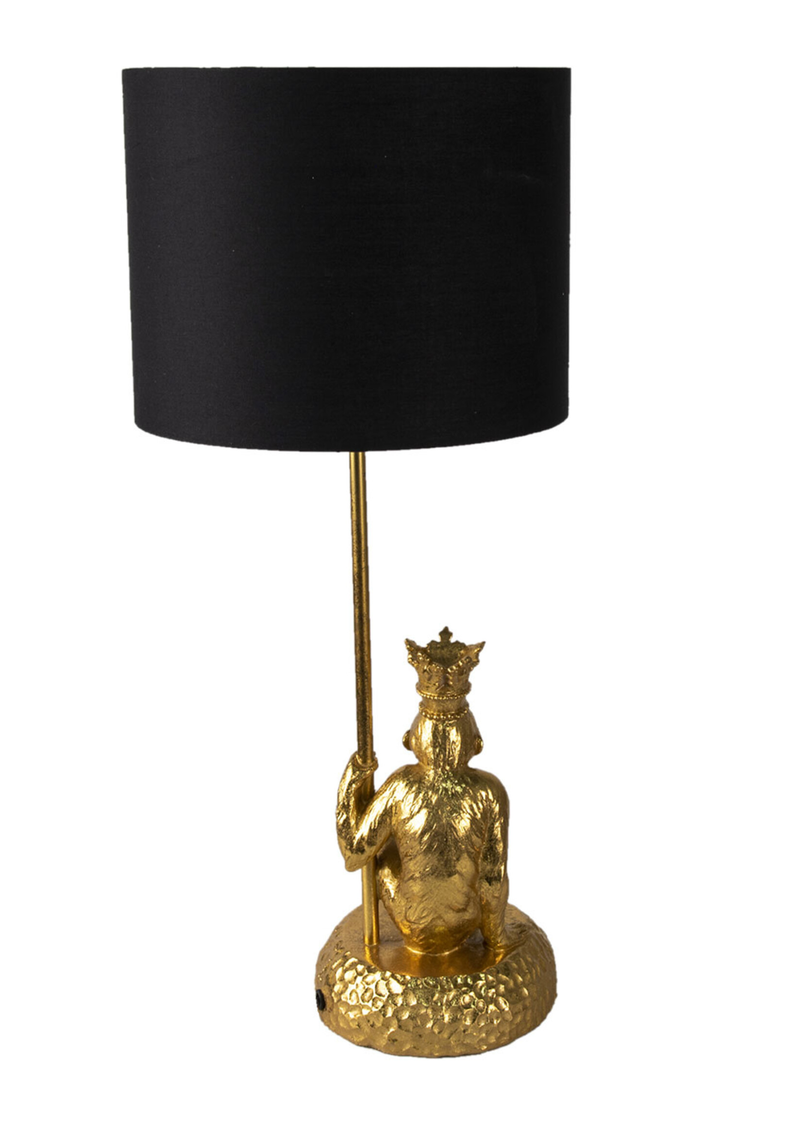 Clayre & Eef Lampe de table singe Ø 23*45 cm E27/max 1*60W 6LMC0048