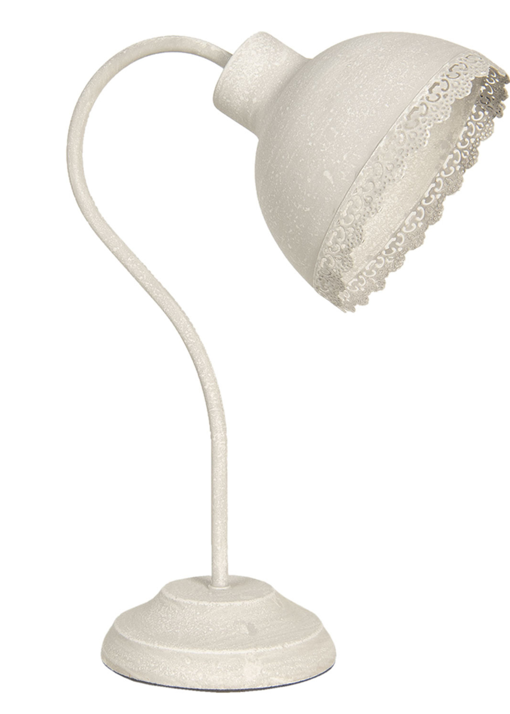 Clayre & Eef Lampe de bureau 15*25*35 cm E27/max 1*60W 6LMP553N