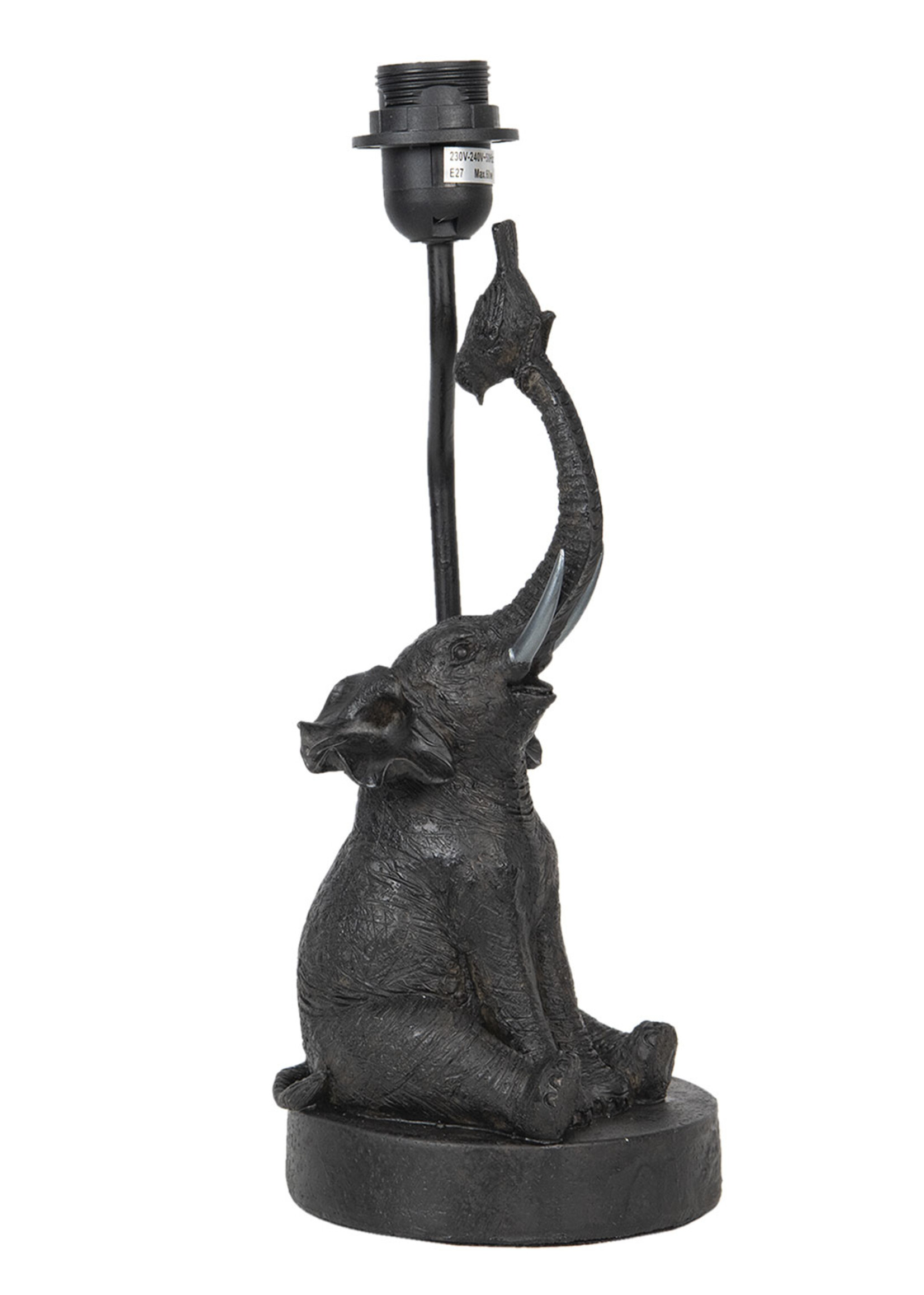 Clayre & Eef Lampe de table 15*15*39 cm E27/max 1*60W 6LMP640