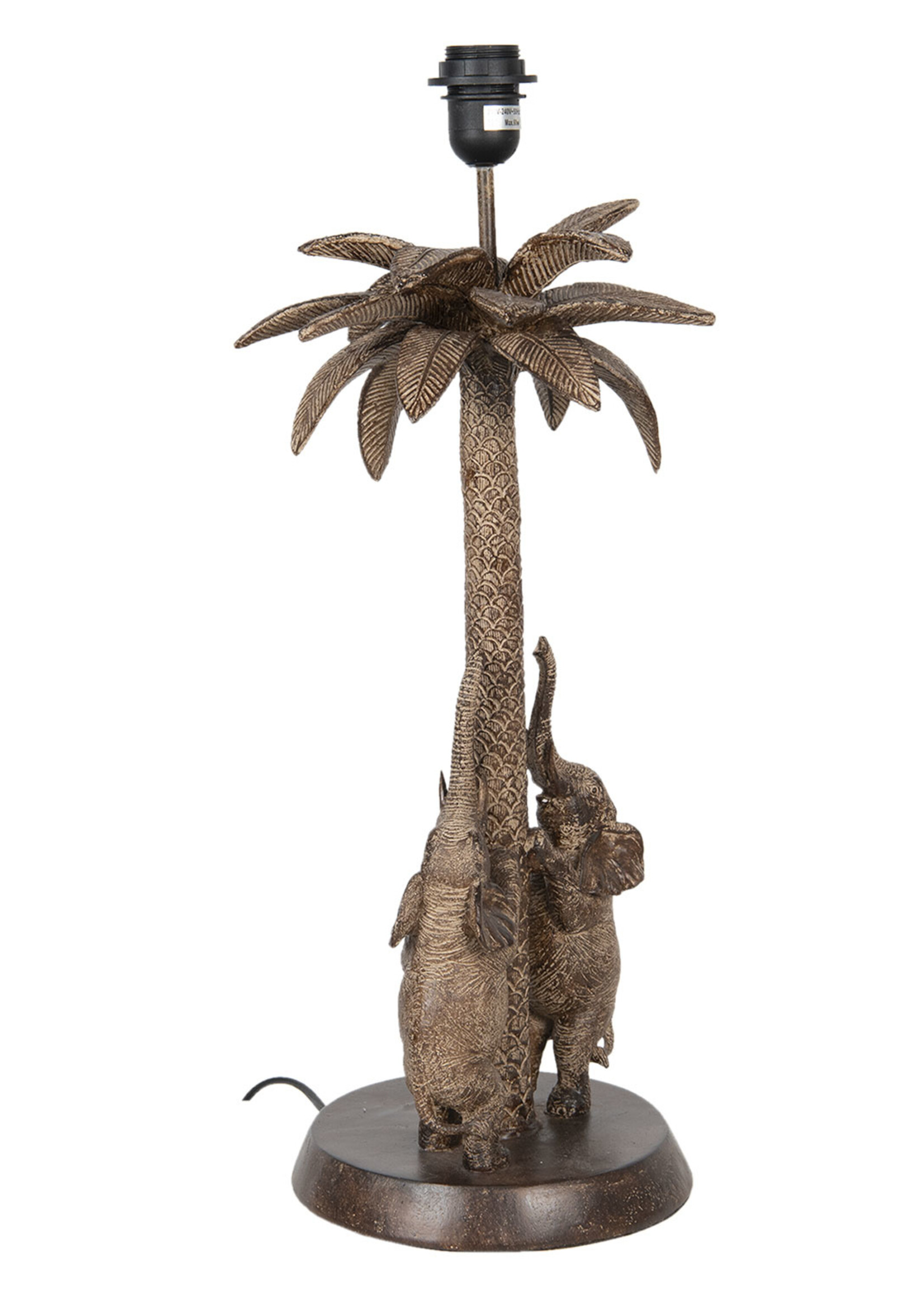 Clayre & Eef Lampe de table 27*24*59 cm E27/max 1*60W 6LMP642