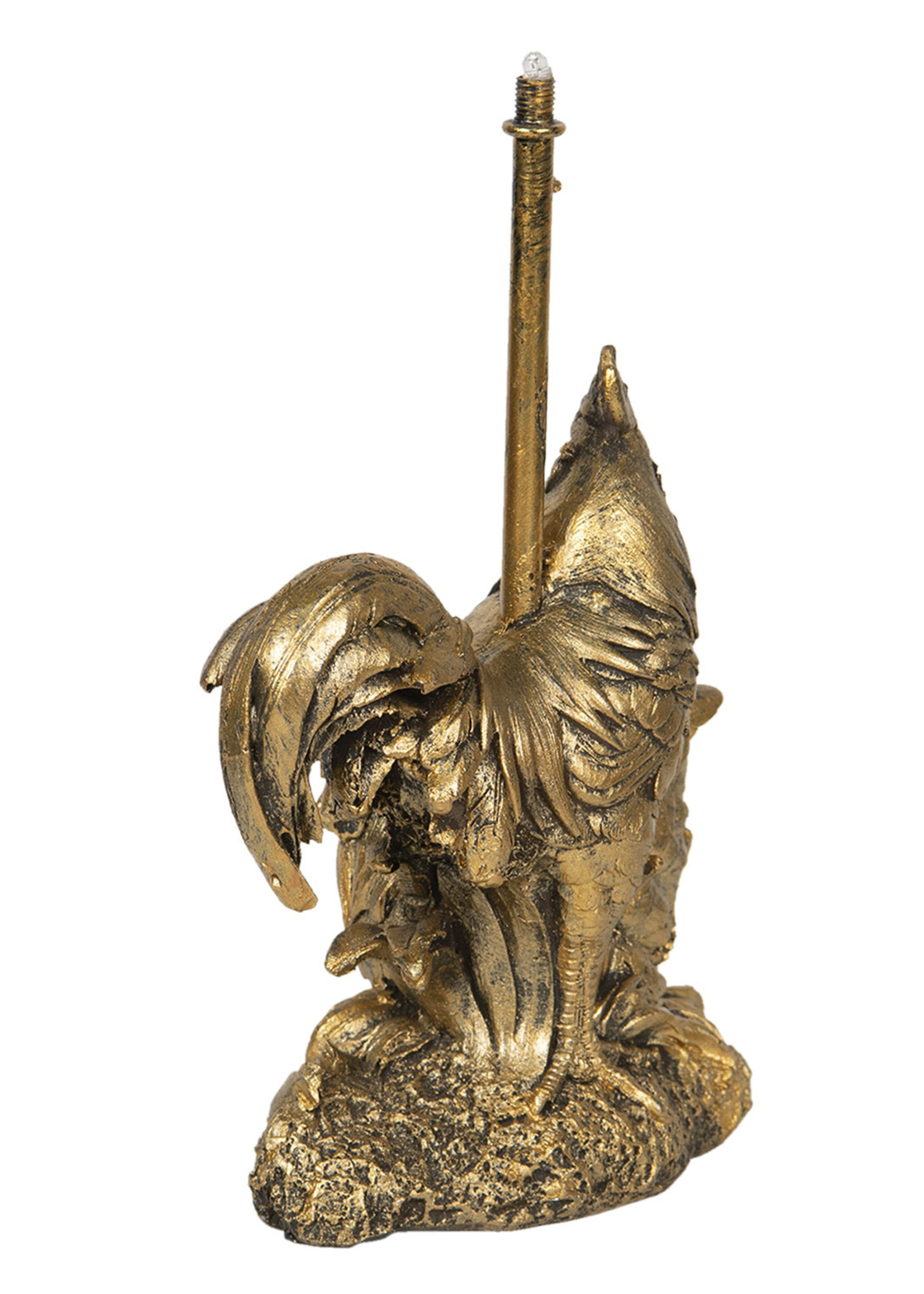 Clayre & Eef Decoratie hanen met LED 14*9*21 cm 6LMP649