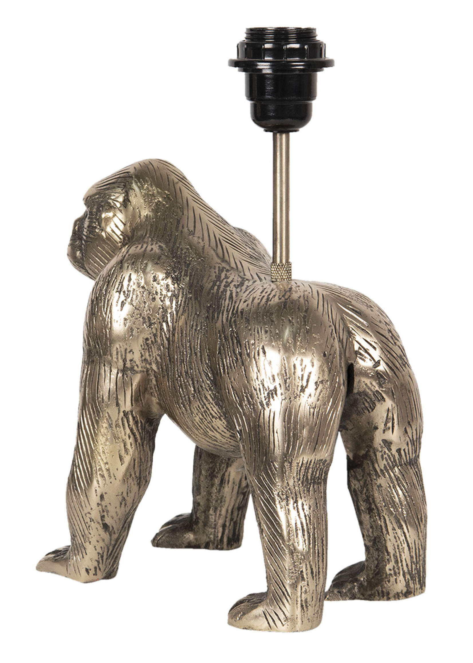 Clayre & Eef Tafellamp gorilla 20*14*31 cm E27/max 1*25W 6LMP655