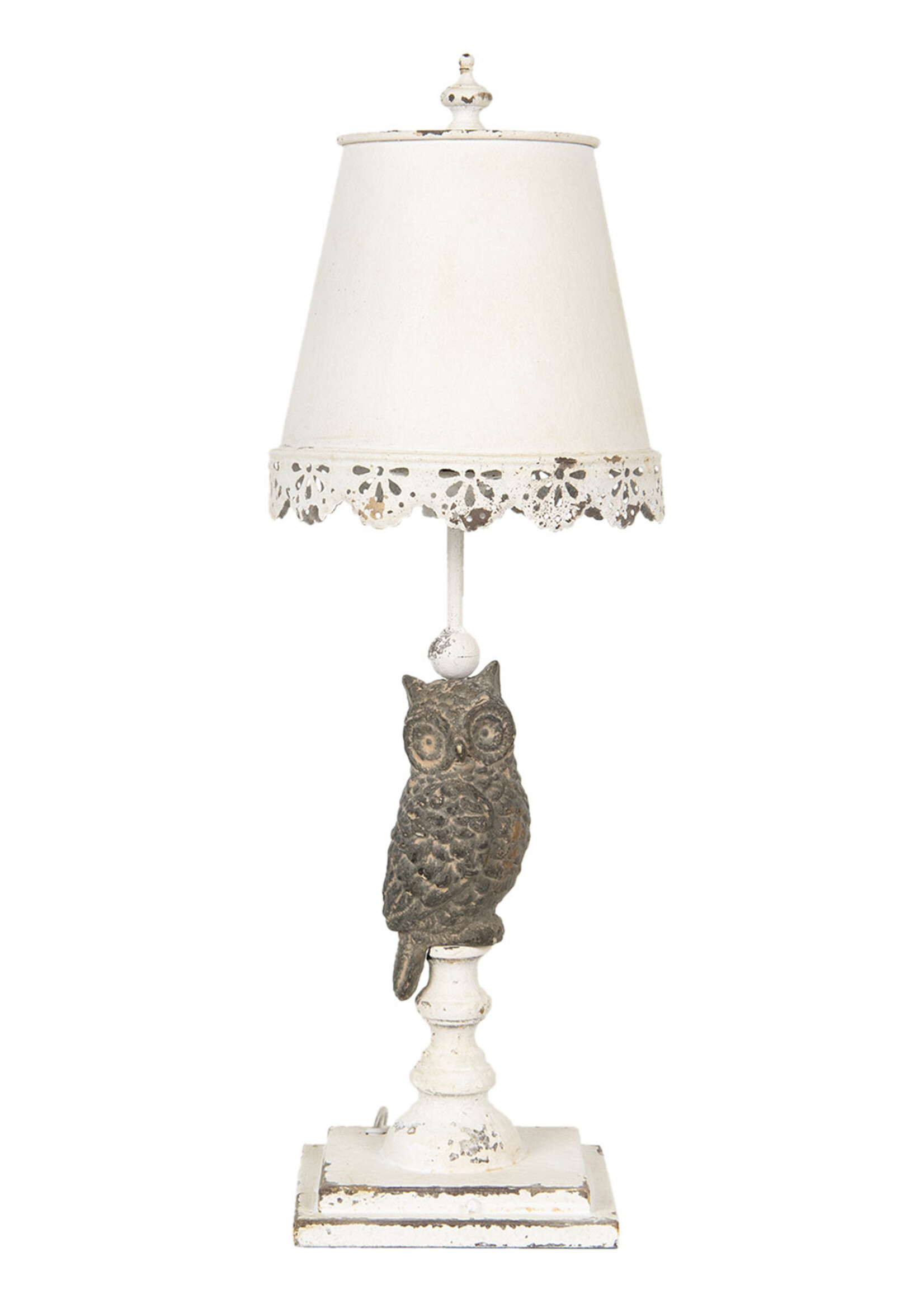 Clayre & Eef Tafellamp Ø 22*69 cm E27/max 1*60W 6LMP662