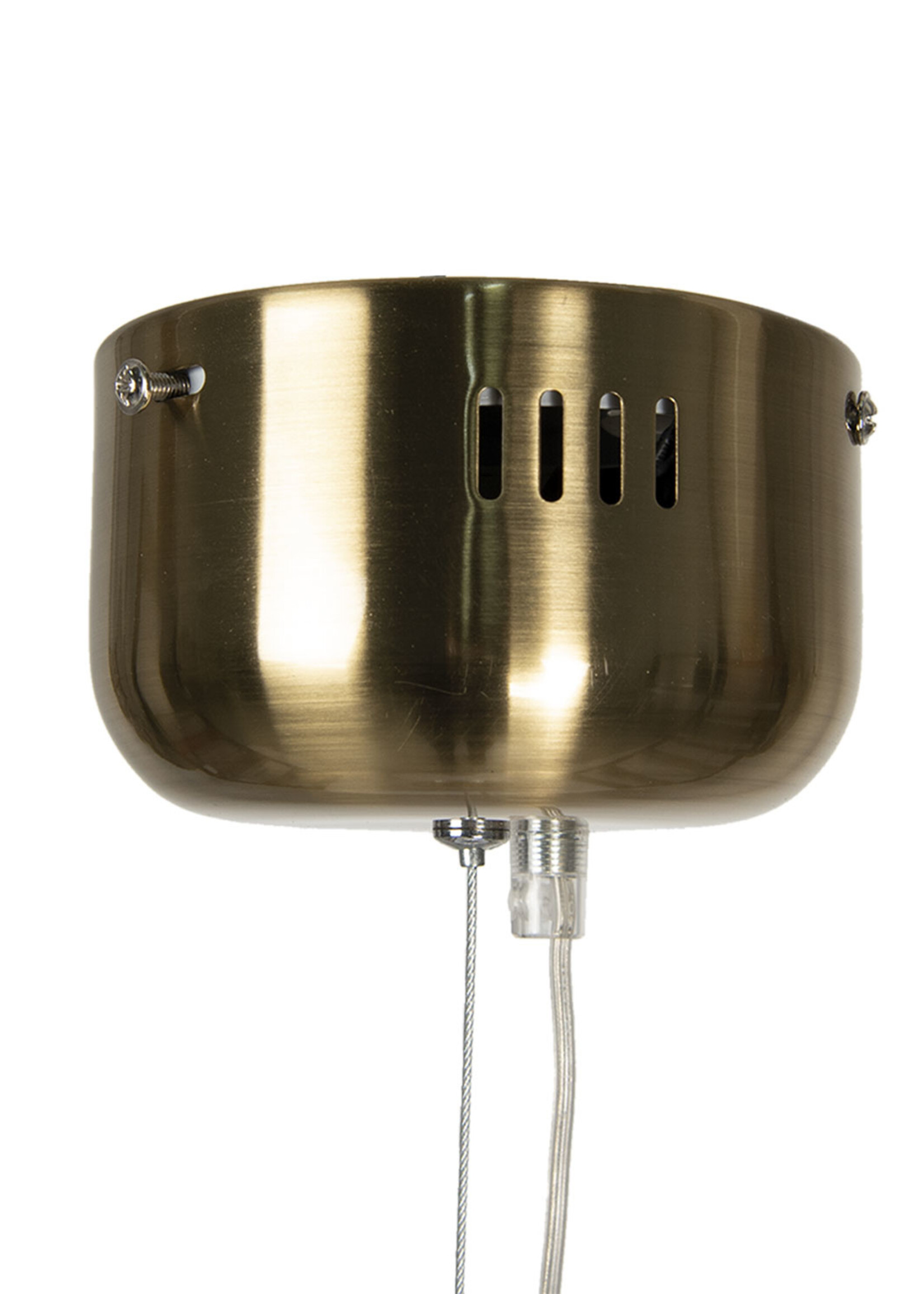 Clayre & Eef Lampe suspendue Ø 33*16/160 cm LED avec ampoule 6LMP705G