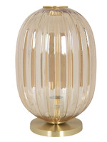 Clayre & Eef Tafellamp Ø 20*35 cm E14/max 1*40W met lamp 6LMP709CH