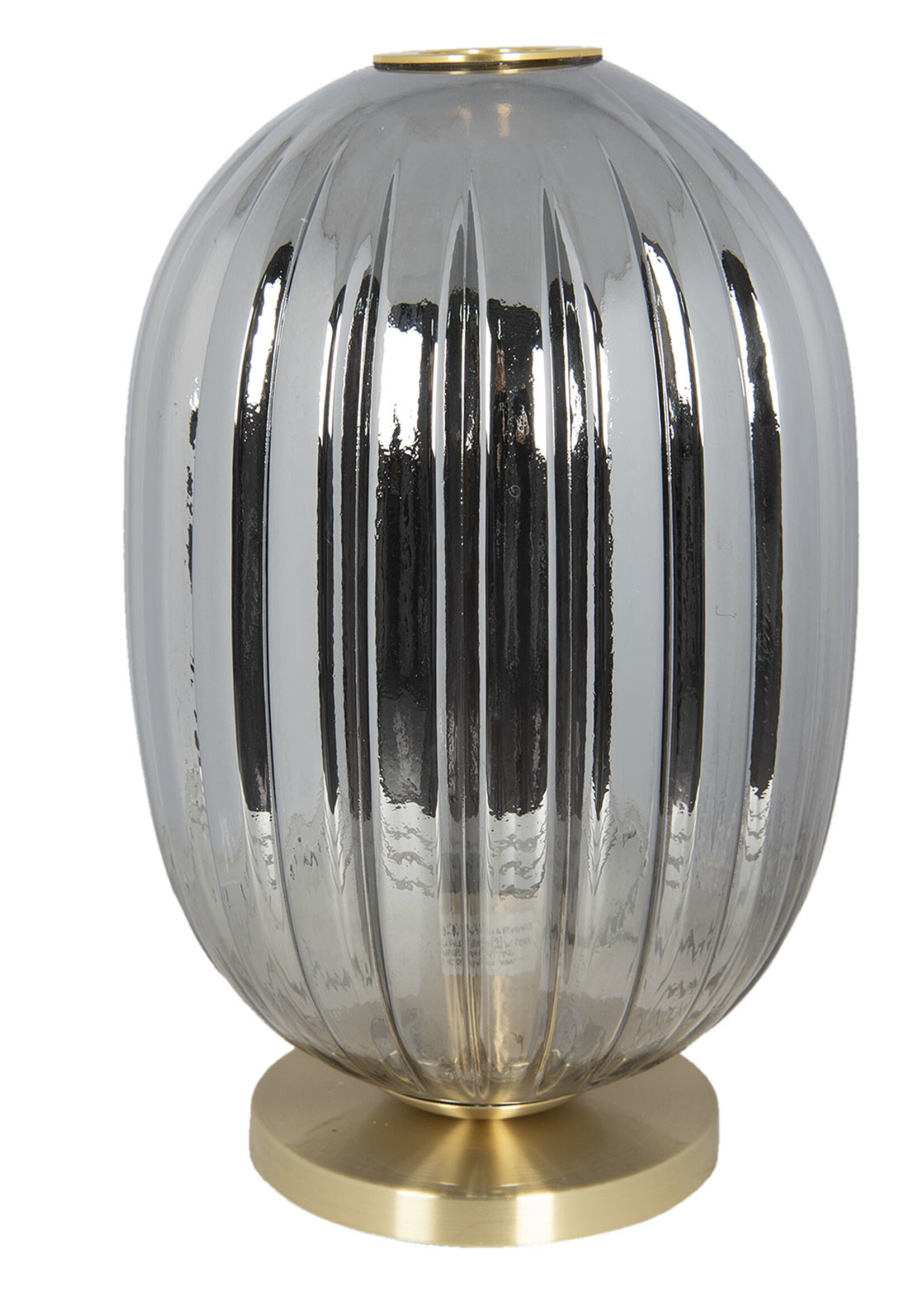 Clayre & Eef Tafellamp Ø 20*35 cm E14/max 1*40W met lamp 6LMP709G