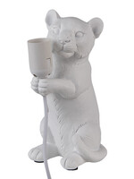 Clayre & Eef Lampe de table tigre 17*11*25 cm E27/max 1*25W 6LMP724