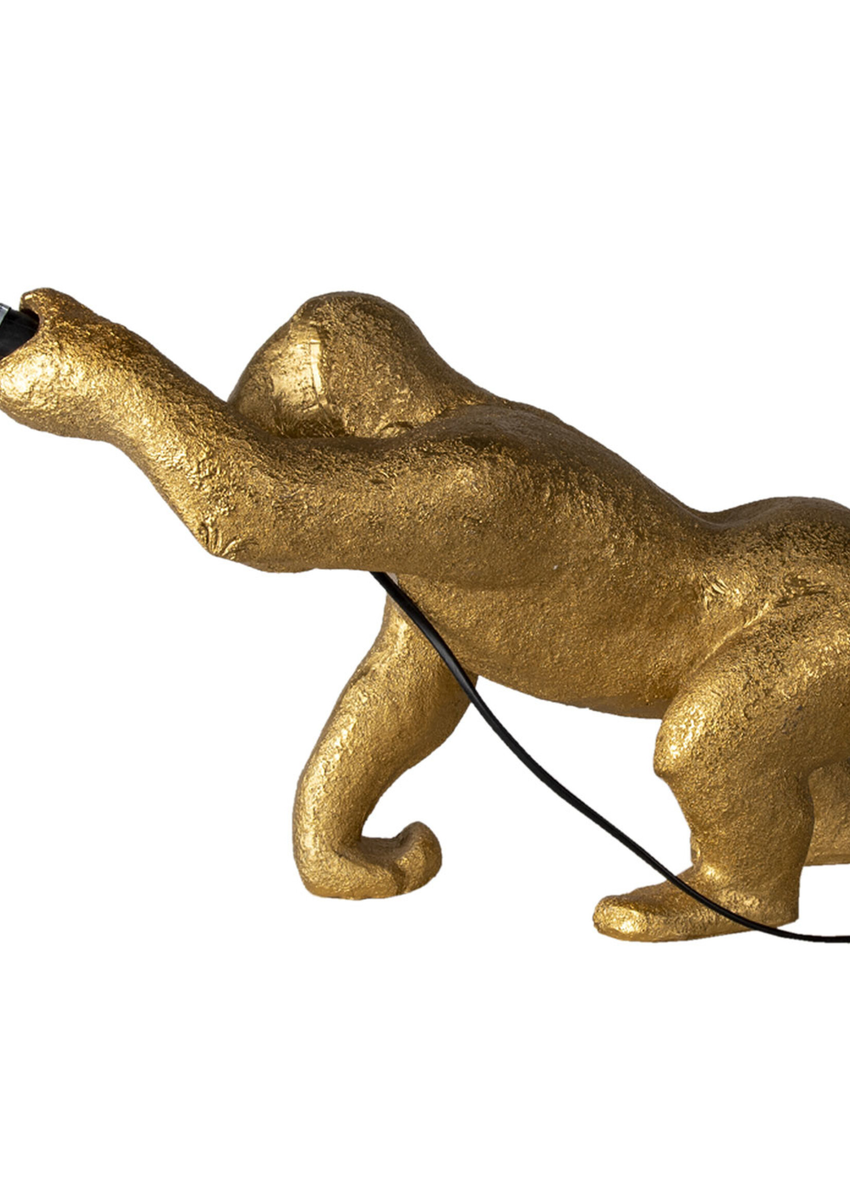 Clayre & Eef Tafellamp aap 43*19*30 cm E14/max 1*40W 6LMP728GO