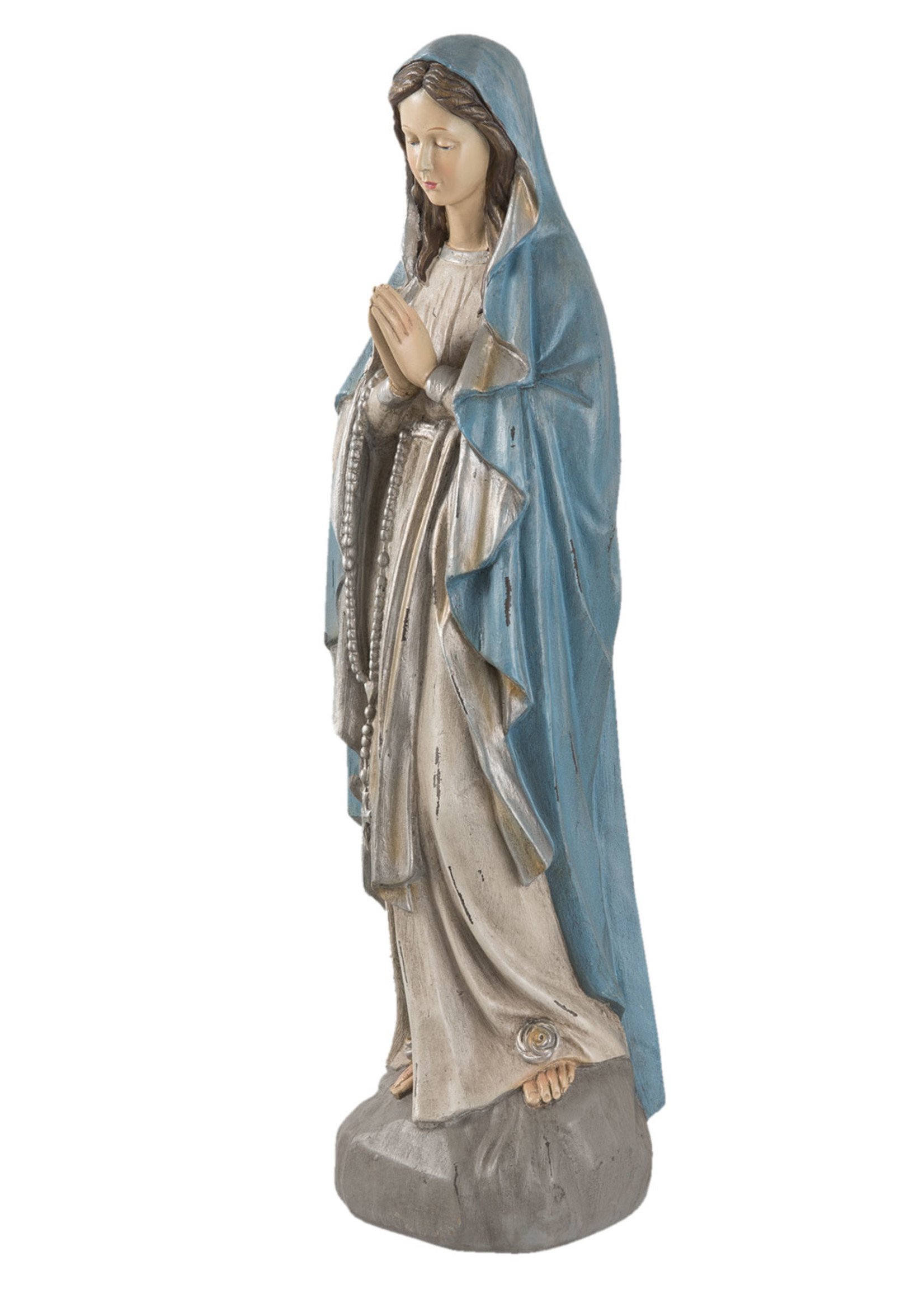 Clayre & Eef Beeld Maria biddend 15*11*50 cm 6PR1141