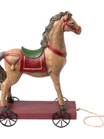 Clayre & Eef Paard op wielen 22*10*30 cm 6PR1198