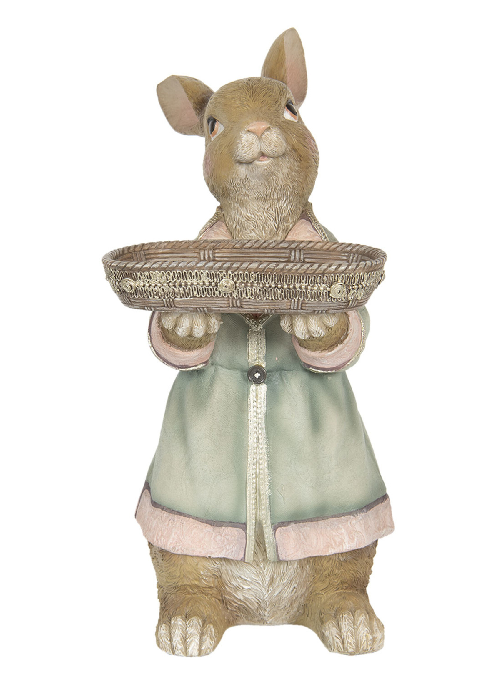 Clayre & Eef Decoratie konijn 23*17*36 cm 6PR2331