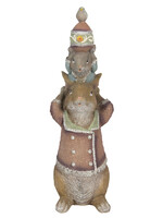 Clayre & Eef Décoration lapin 12*11*34 cm 6PR2333