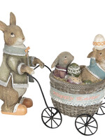 Clayre & Eef Decoratie konijnen 21*8*11 cm 6PR2334