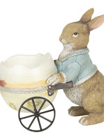 Clayre & Eef Décoration lapin 16*9*14 cm 6PR2335
