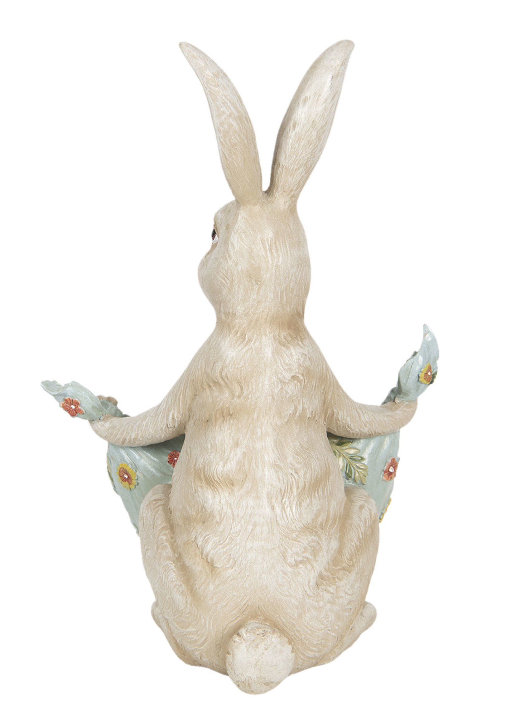 Clayre & Eef Décoration lapin 25*25*36 cm 6PR2339