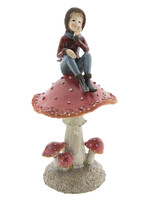 Clayre & Eef Décoration fée 16*15*32 cm 6PR2424