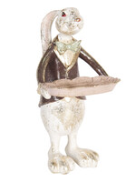 Clayre & Eef Décoration lapin 15*12*30 cm 6PR2519