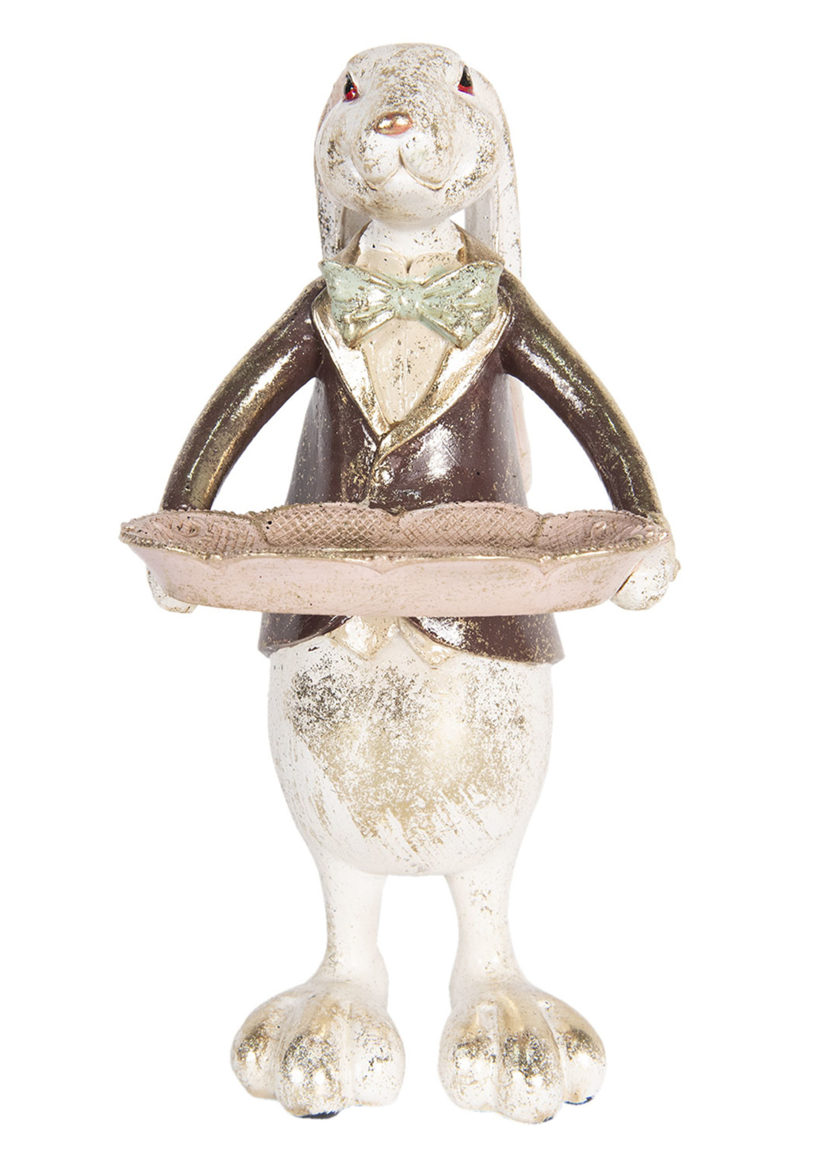 Clayre & Eef Decoratie konijn 15*12*30 cm 6PR2519