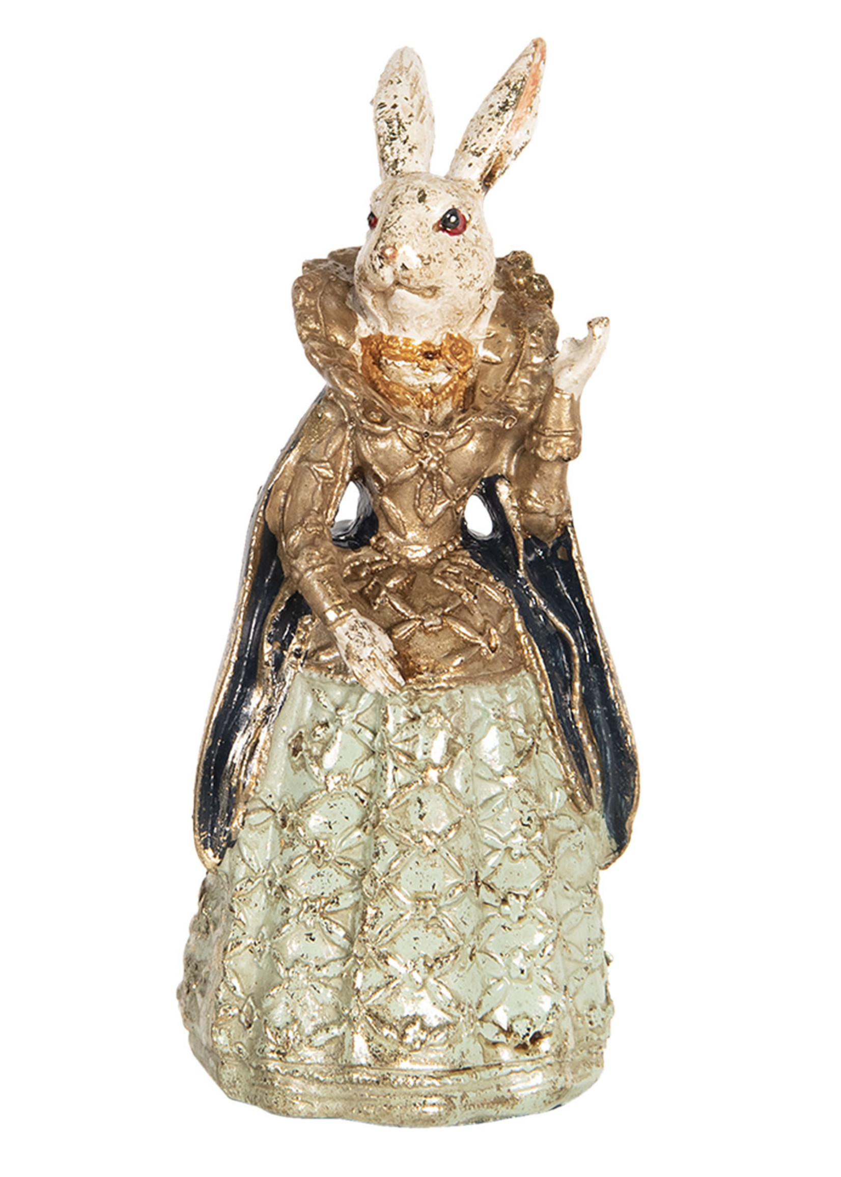 Clayre & Eef Décoration lapin 5*4*11 cm 6PR2525