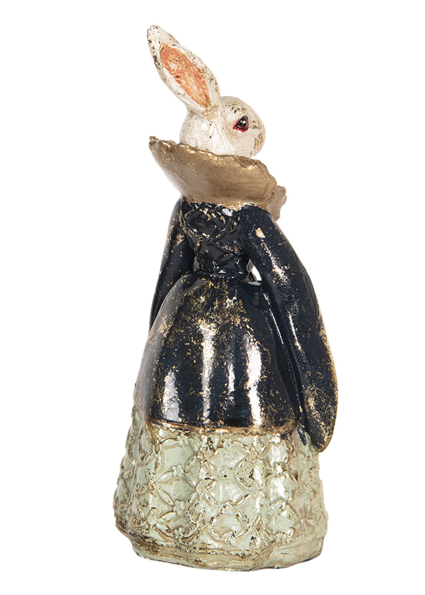 Clayre & Eef Décoration lapin 5*4*11 cm 6PR2525