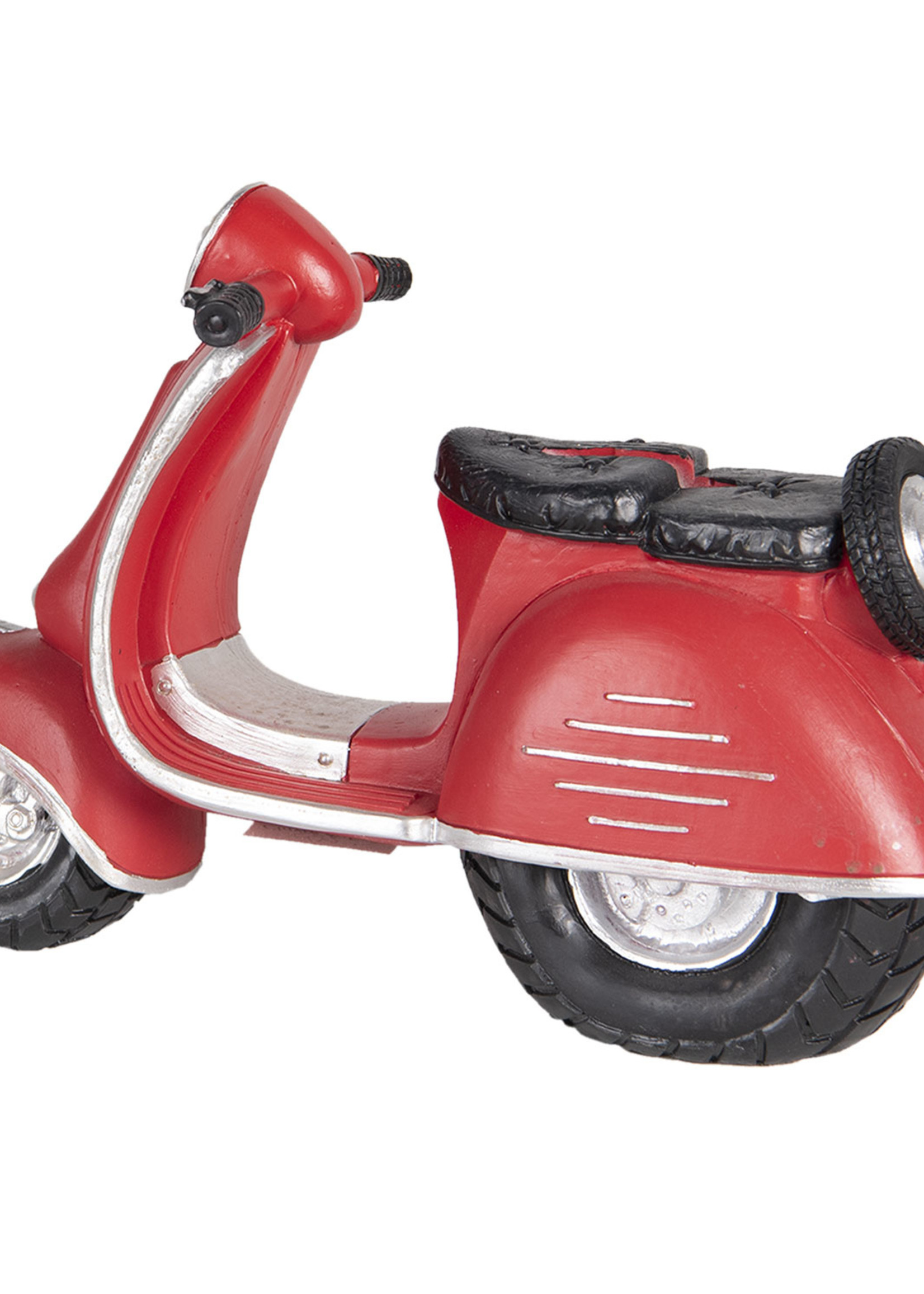 Clayre & Eef Spaarpot scooter 19*7*12 cm 6PR2548