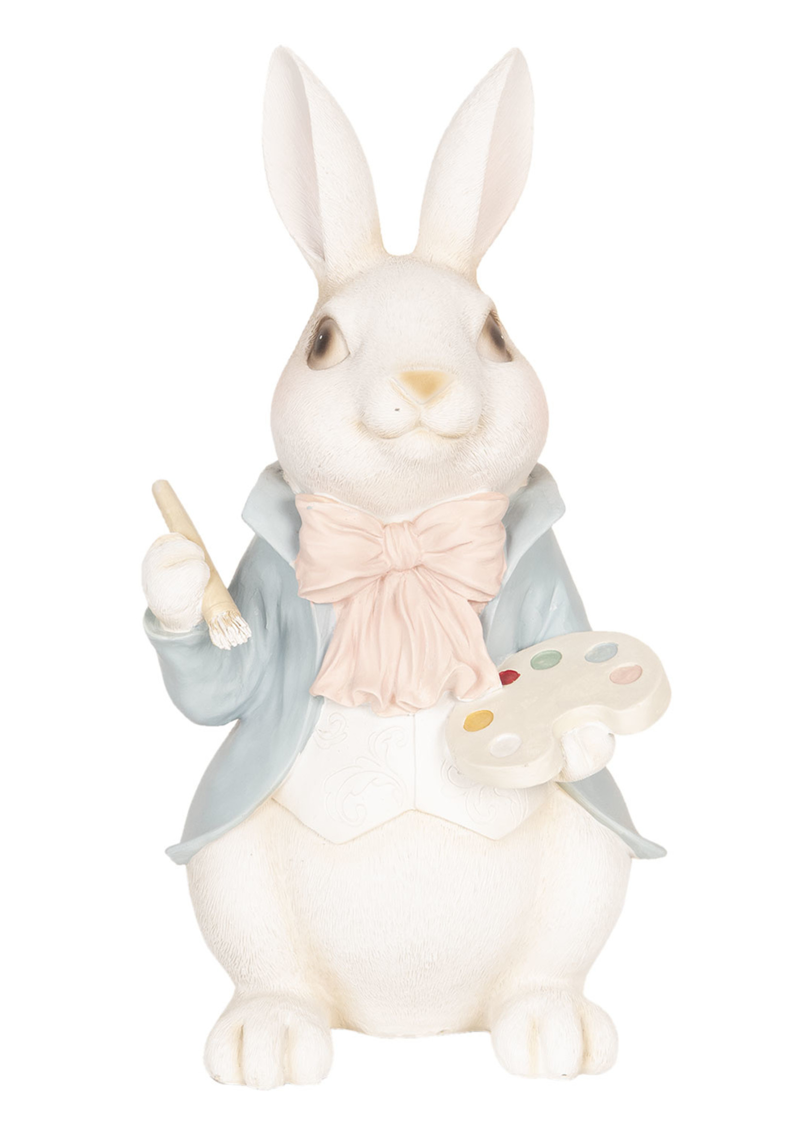 Clayre & Eef Décoration lapin 19*19*38 cm 6PR2604