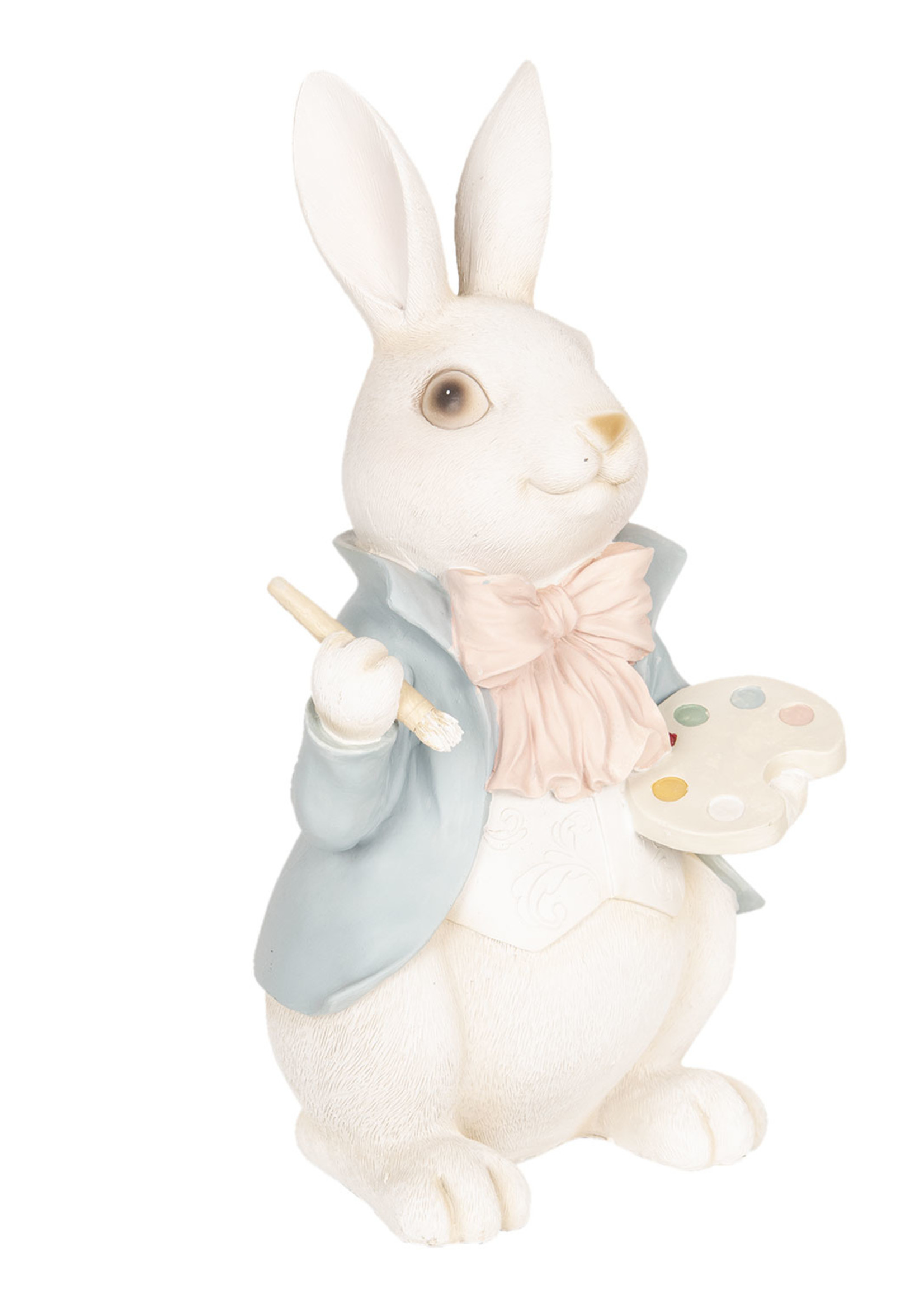 Clayre & Eef Décoration lapin 19*19*38 cm 6PR2604