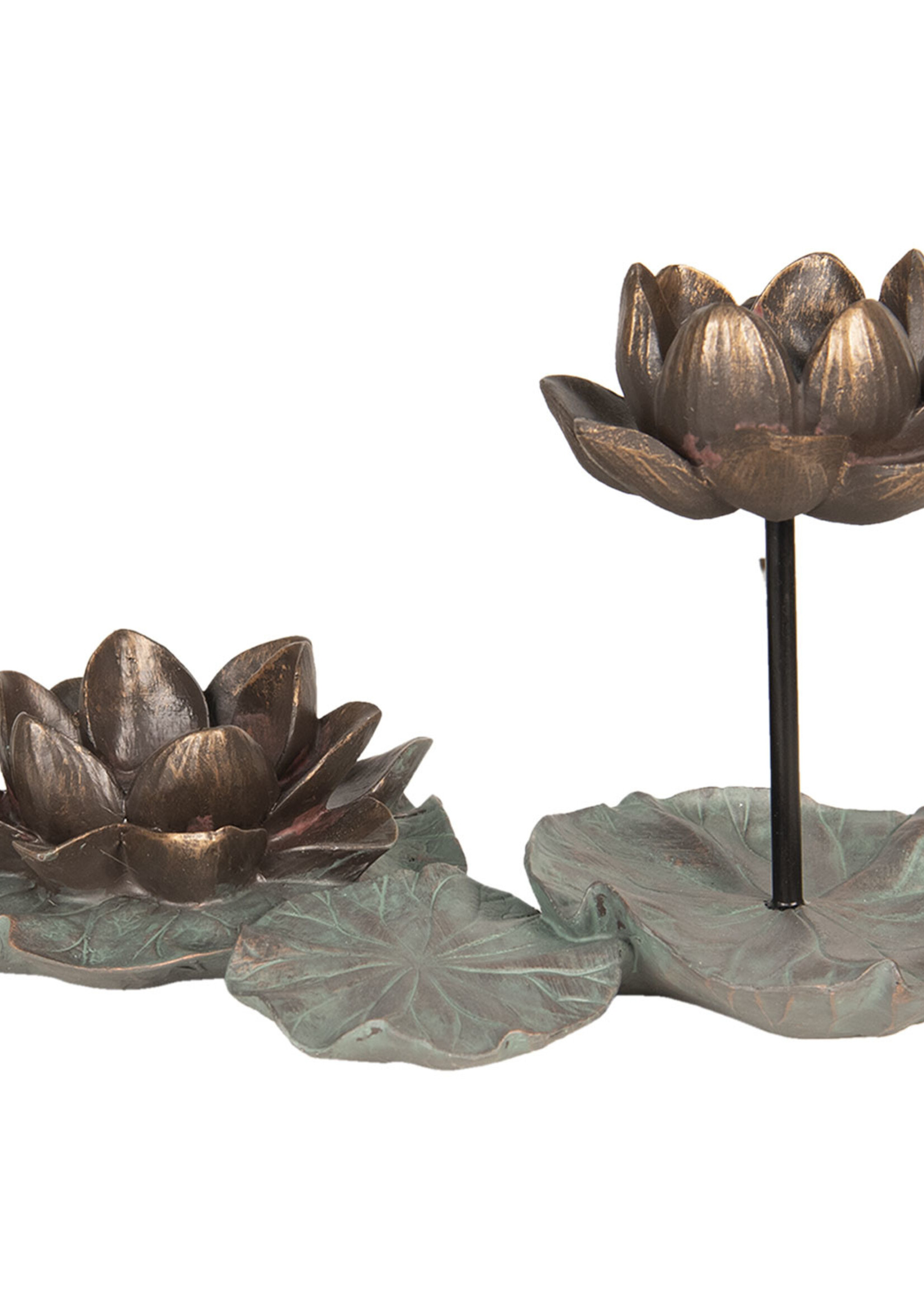 Clayre & Eef Decoratie waxinelichthouder 30*18*20 cm 6PR2650