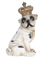 Clayre & Eef Decoratie hond 7*6*12 cm 6PR2711