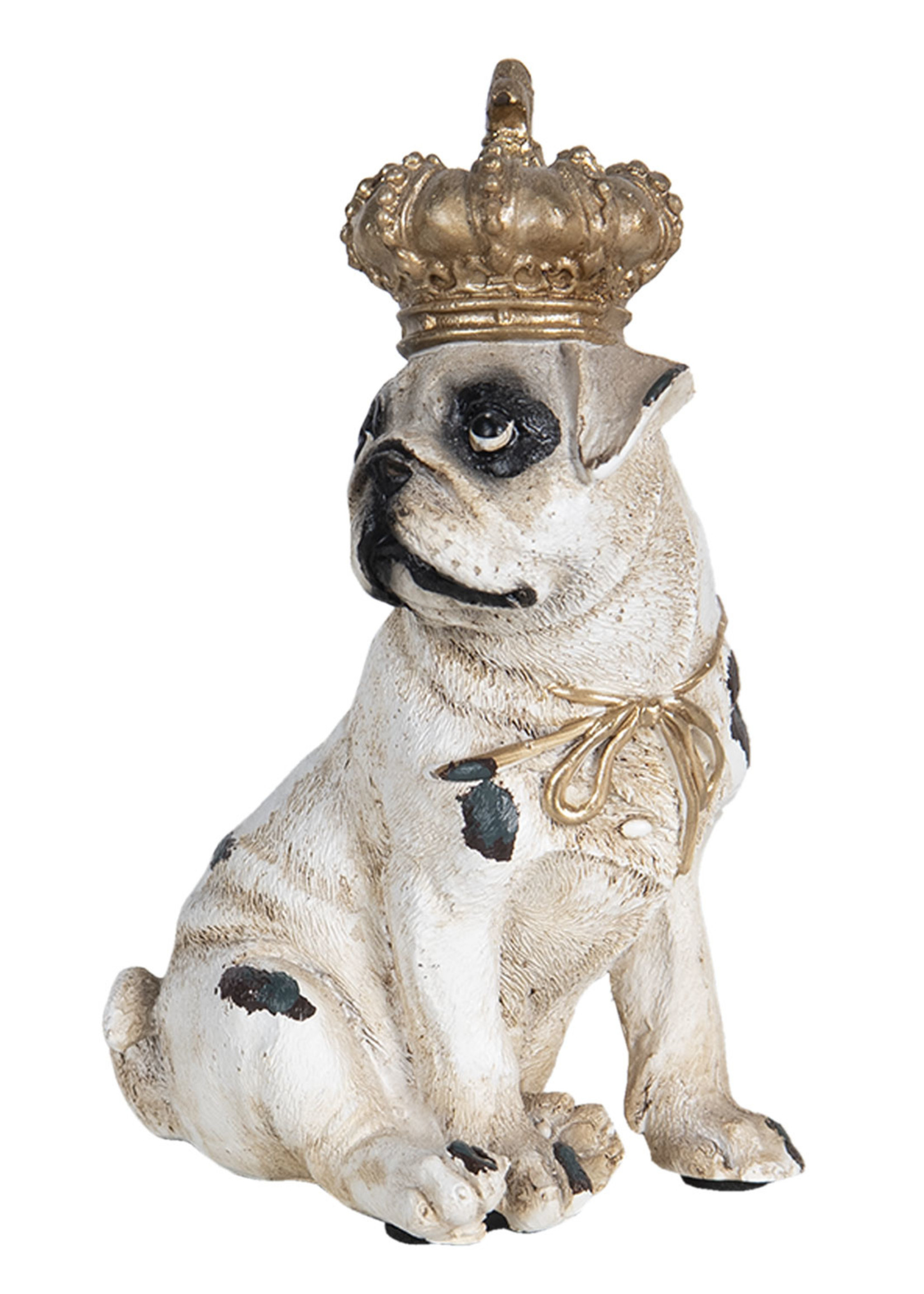 Clayre & Eef Decoratie hond 7*6*12 cm 6PR2711