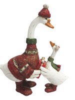 Clayre & Eef Decoratie eenden met cadeau 15*6*18 cm 6PR2749