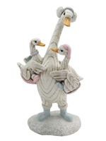 Clayre & Eef Decoratie eenden 9*8*18 cm 6PR2771