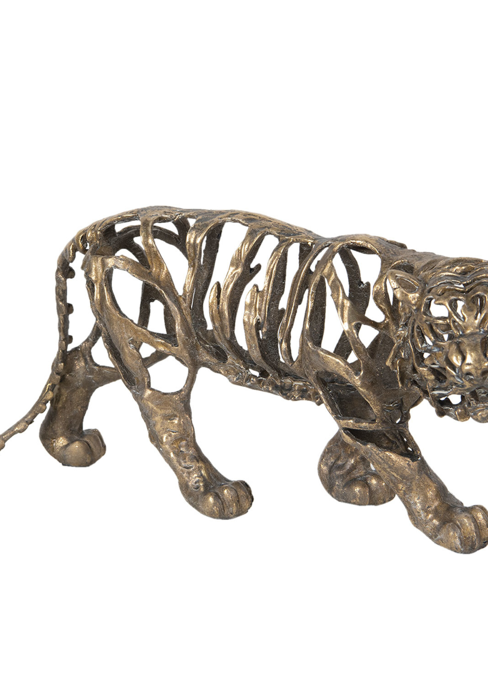 Clayre & Eef Decoratie tijger 45*15*19 cm 6PR2814