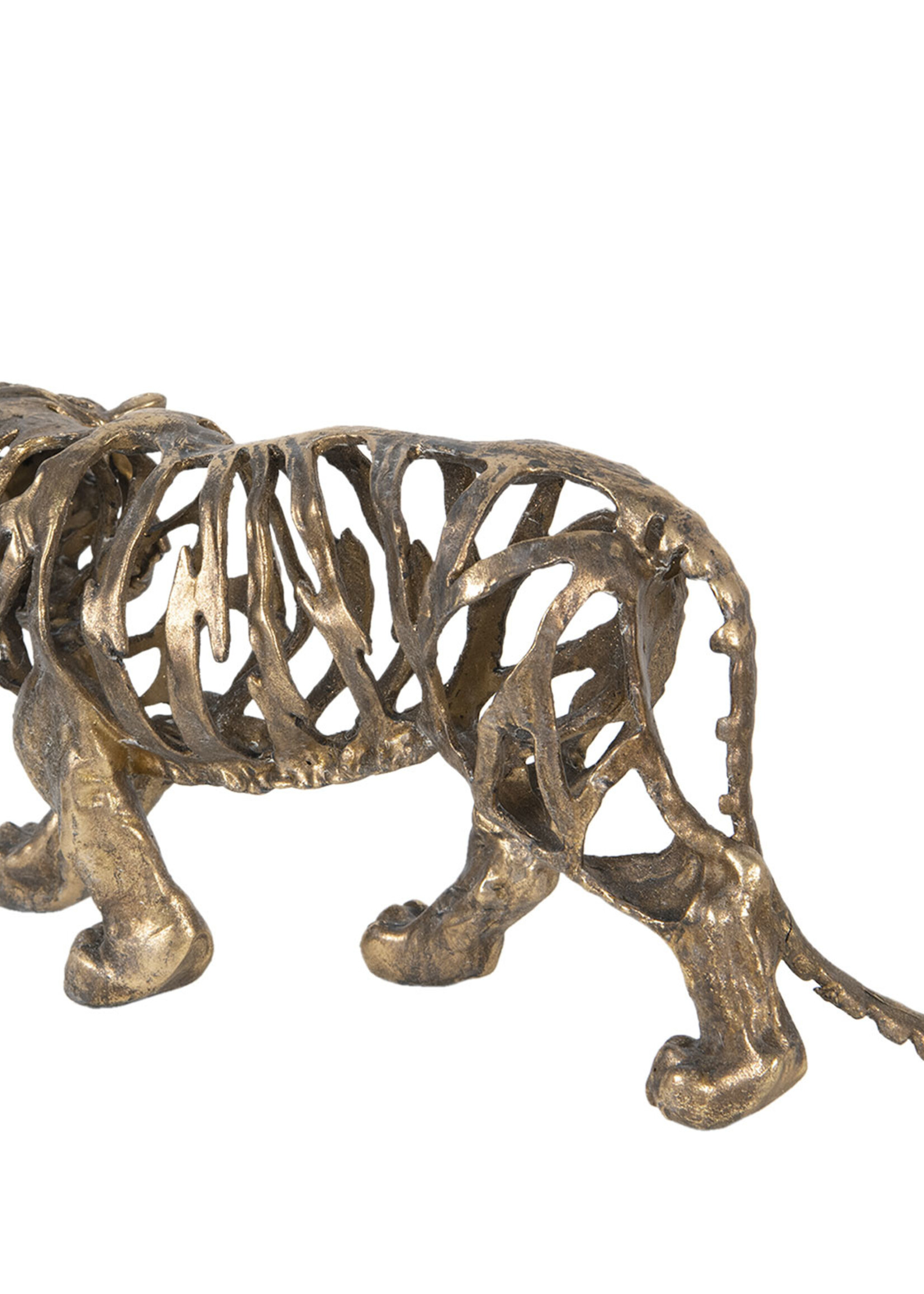 Clayre & Eef Décoration tigre 45*15*19 cm 6PR2814