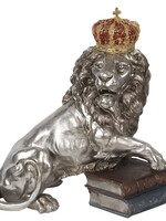 Clayre & Eef Decoratie leeuw 42*25*44 cm 6PR2821