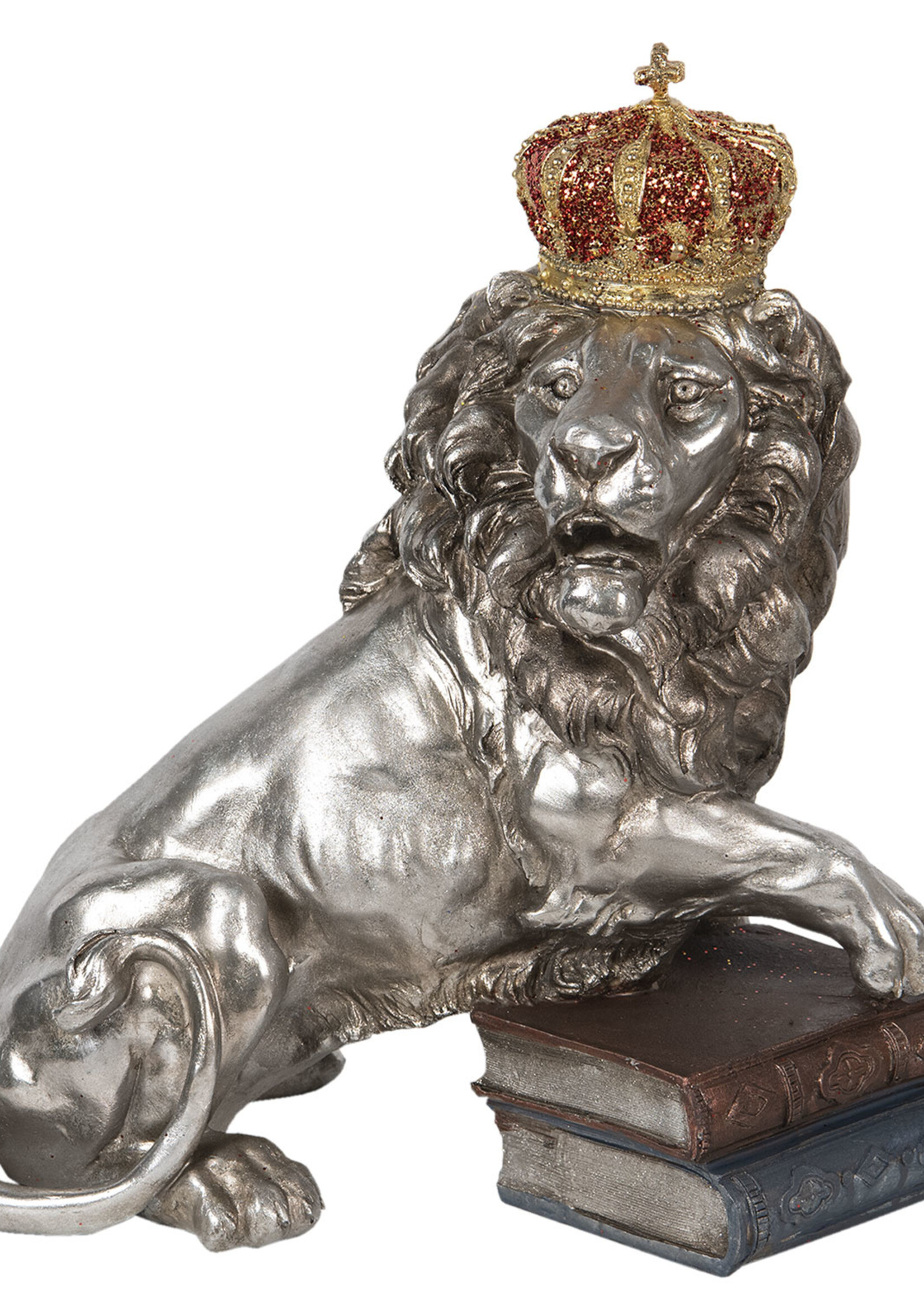 Clayre & Eef Decoratie leeuw 42*25*44 cm 6PR2821