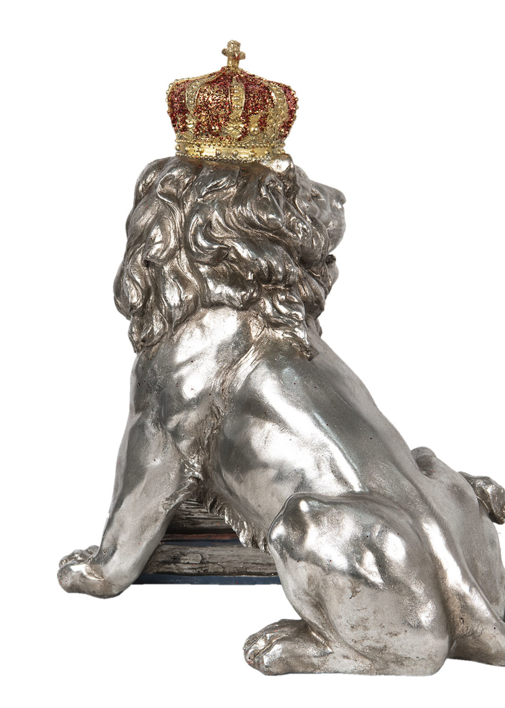 Clayre & Eef Decoratie leeuw 42*25*44 cm 6PR2821